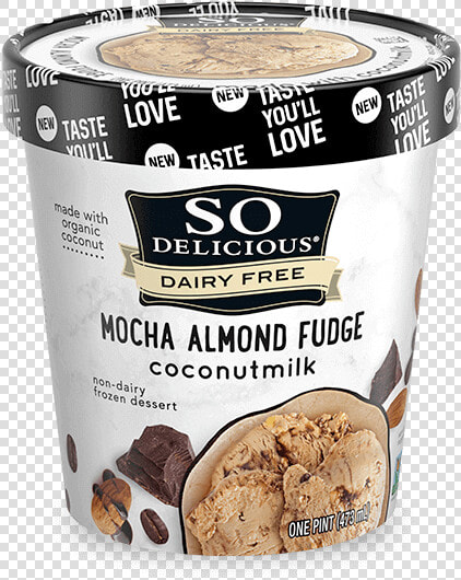 Mocha Almond Fudge Coconutmilk Frozen Dessert Class   Dairy Free Cookies And Cream Ice Cream  HD Png DownloadTransparent PNG