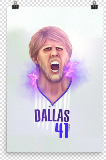 Dirk Nowitzki Poster  HD Png DownloadTransparent PNG