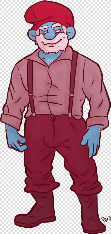 Big Papa Smurf  HD Png DownloadTransparent PNG