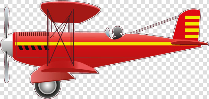 Biplane Airplane Paper Aircraft Sticker   Biplane  HD Png DownloadTransparent PNG