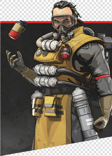 Apex Legends Characters Caustic  HD Png DownloadTransparent PNG