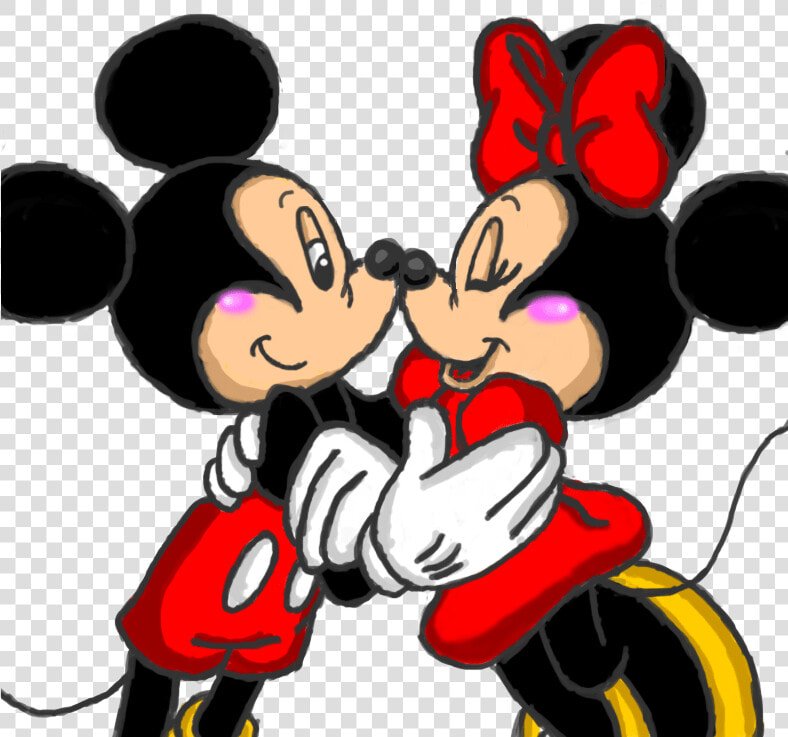 Red Minnie Mouse Wallpaper Clipart Panda Free Images   Minnie Together Mickey Mouse  HD Png DownloadTransparent PNG