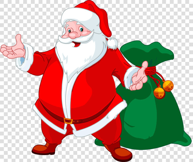 Santa Claus Ymca   Santa Claus With His Bag  HD Png DownloadTransparent PNG