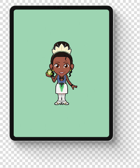 Tiana X Prada Ss   Cartoon  HD Png DownloadTransparent PNG