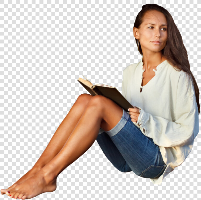 Transparent Person Lying Down Png   Sitting On Ground Png  Png DownloadTransparent PNG