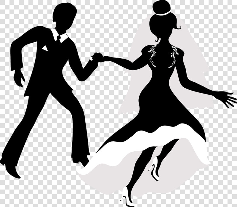 Ballet Dance  Silhouettes  Cnc  Stenciling  Envelopes    Clipart Couple Running  HD Png DownloadTransparent PNG