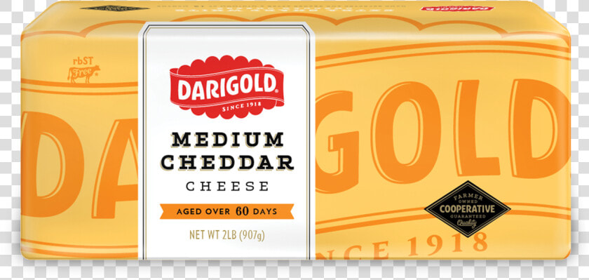 Medium Cheddar Cheese   Darigold Milk  HD Png DownloadTransparent PNG