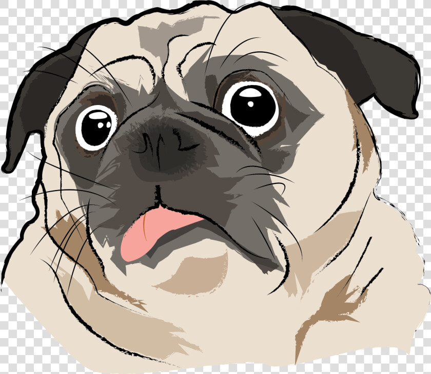 Pug   Pug Dog Vector Art  HD Png DownloadTransparent PNG