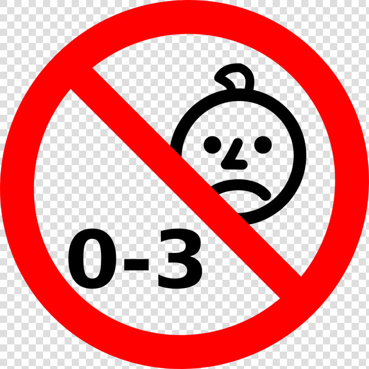 Signs  Warning  Children  Under  Three  0 3  Forbidden   Not Suitable For Under 3 Logo  HD Png DownloadTransparent PNG