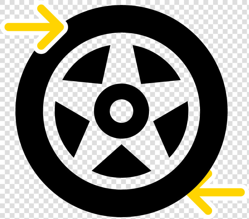 Two Arrows Indicate The Rolling Direction Of A Tyre   Great Gatsby Hot Wheels  HD Png DownloadTransparent PNG