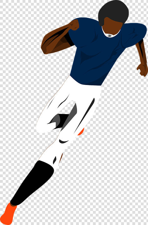 Football Player Running American Football Nfl Player  HD Png DownloadTransparent PNG