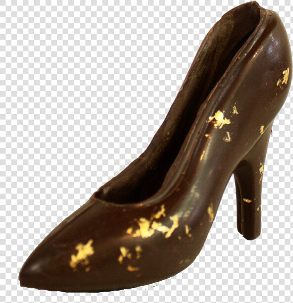 One Gold Cinderella Slipper   Basic Pump  HD Png DownloadTransparent PNG