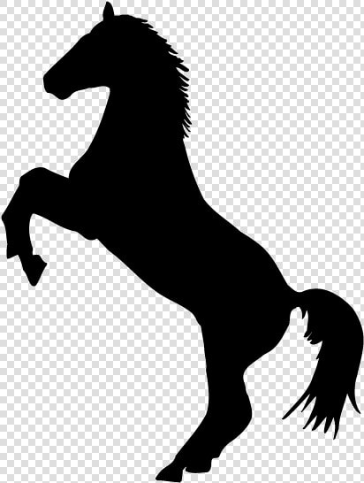 Horse Decal Sticker Rearing Stallion   Rearing Horse Horse Silhouettes  HD Png DownloadTransparent PNG