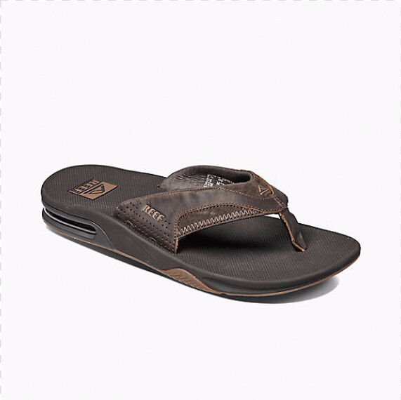 Reef Men S Leather Fanning Sandal   Slipper  HD Png DownloadTransparent PNG