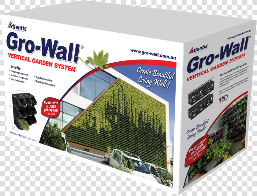 Atlantis Gro wall® 4 Box Veritical Garden System  amp    Atlantisgrowall  HD Png DownloadTransparent PNG