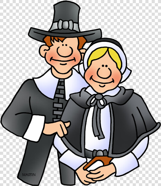 Thanksgiving Clip Art By Phillip Martin  Pilgrims Close   Thanksgiving Pilgrims Clipart  HD Png DownloadTransparent PNG