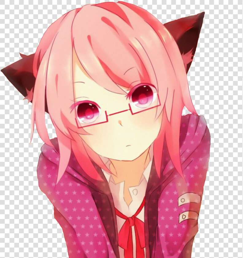 Anime Pink Hair Neko   Png Download   Anime Pink Hair Neko Girl  Transparent PngTransparent PNG