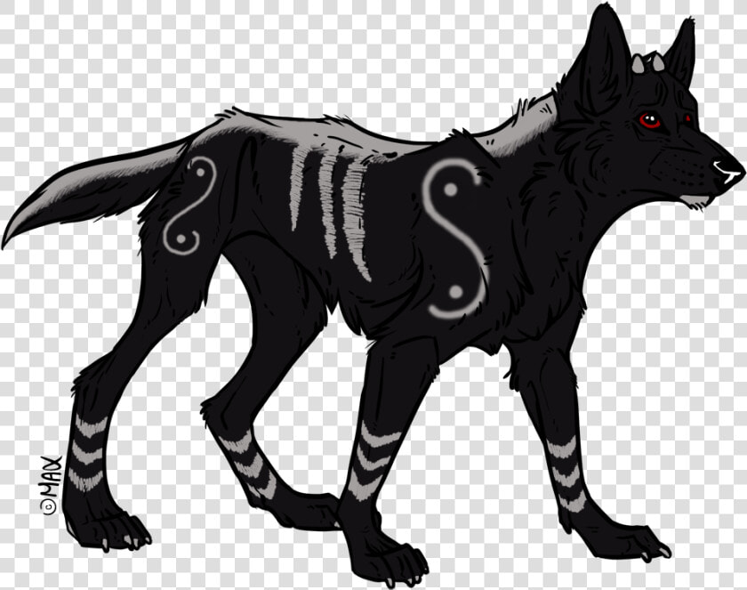 Rottweiler Puppy Hellhound Clip Art   Anime Hellhound Pup  HD Png DownloadTransparent PNG