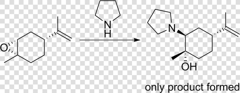 Pyrrolidine Addition To Limonene derived Epoxide   Biznet Software  HD Png DownloadTransparent PNG