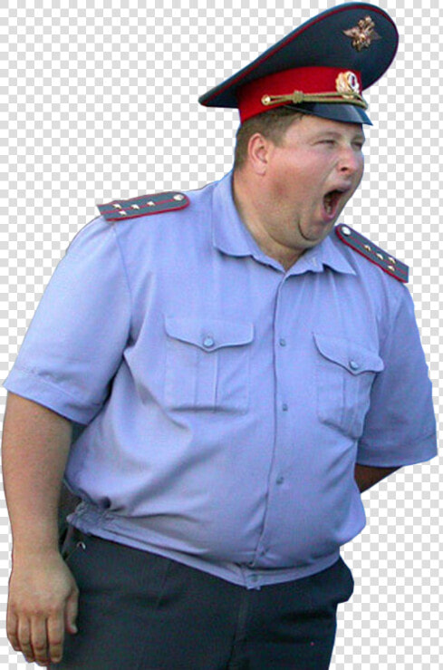 Personfat Russian Policeman   Fat Policeman Transparent  HD Png DownloadTransparent PNG