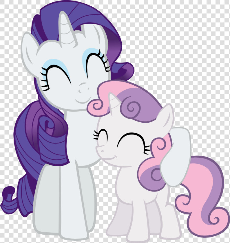 Transparent Little Sister Clipart   Mlp Rarity Sweetie Belle  HD Png DownloadTransparent PNG