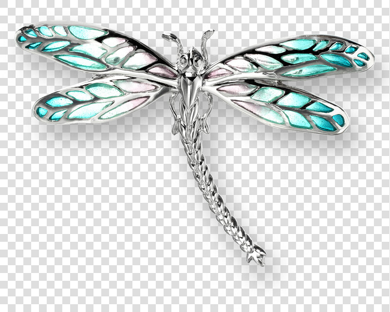 Nicole Barr Designs Sterling Silver Dragonfly Brooch turquoise   Brooch Dragonfly  HD Png DownloadTransparent PNG