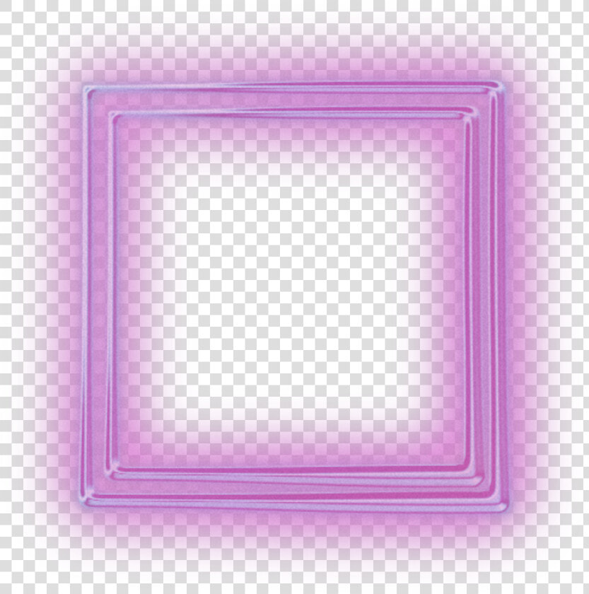 Neon Square Squares Kare Frame Frames Border Borders   Glowing Neon Square Png  Transparent PngTransparent PNG