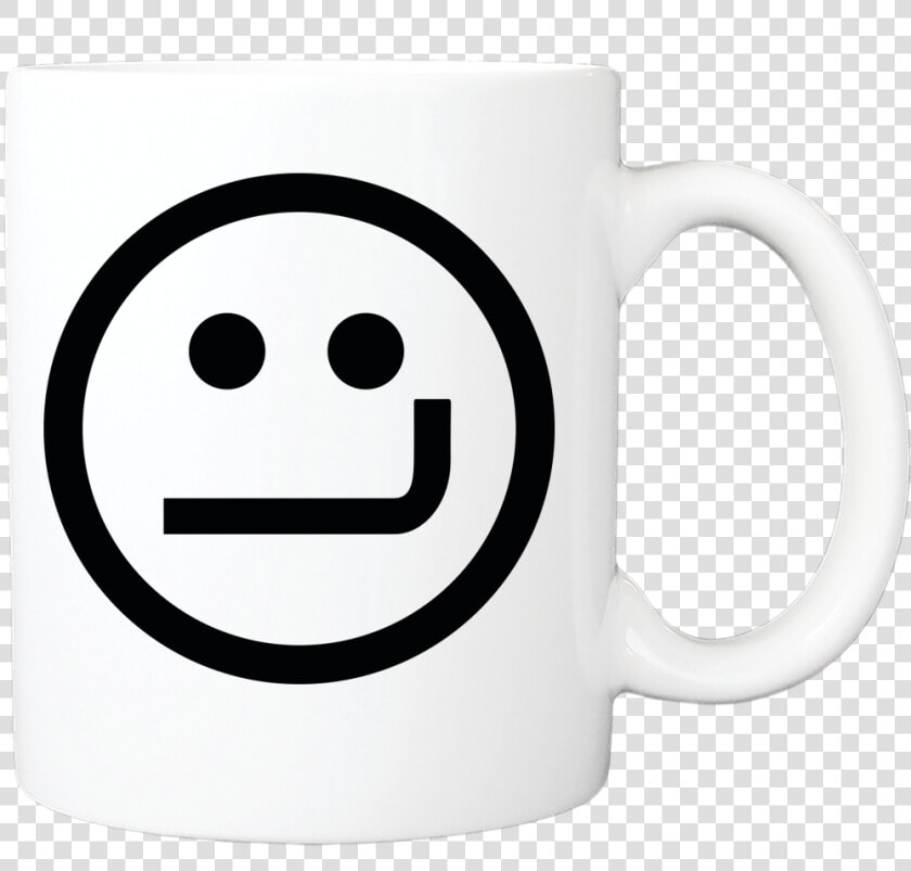 Smirk Face Coffee Mug   Smiley  HD Png DownloadTransparent PNG