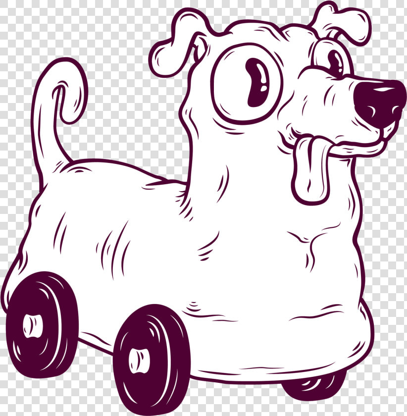 Buddy Buggy Buggy Dog Vector Design Illustration   Cartoon  HD Png DownloadTransparent PNG