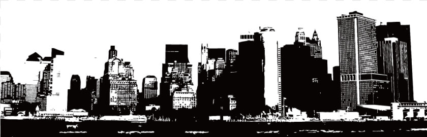 Skyline Building Illustration   Black Building City Silhouette Png  Transparent PngTransparent PNG