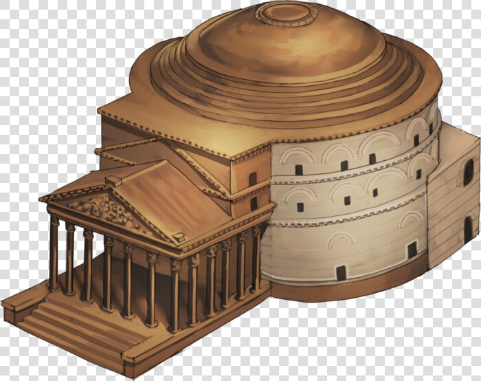 Ancient Rome Pantheon Model  HD Png DownloadTransparent PNG