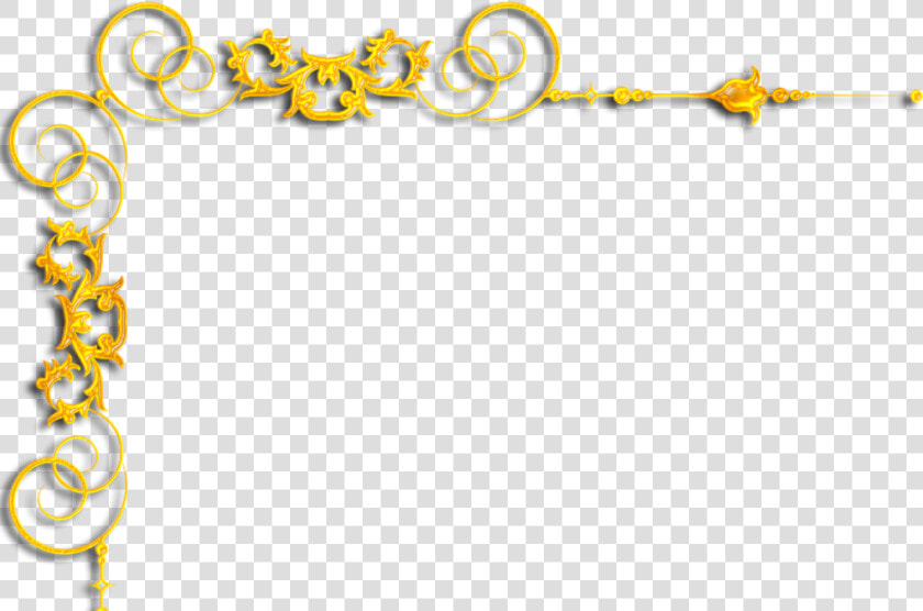 Raster Graphics Digital Image Web Browser   Corner Gold Border Png  Transparent PngTransparent PNG