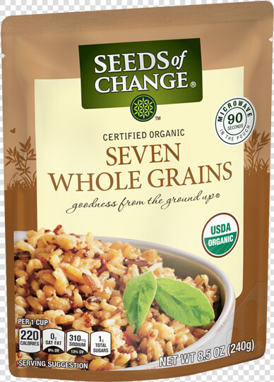 Seven Whole Grains   Seeds Of Change Seven Whole Grains  HD Png DownloadTransparent PNG