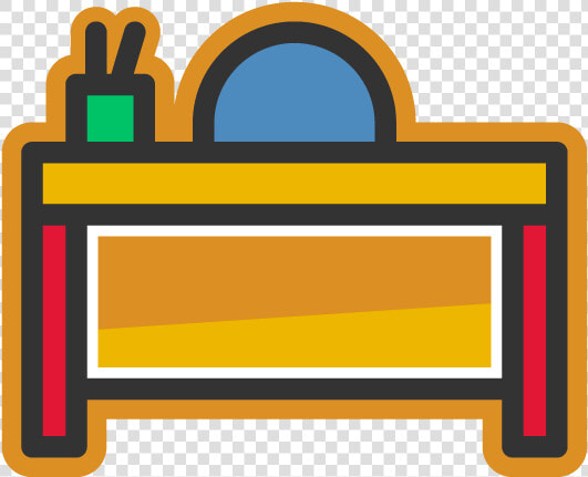 Cis Icon Teacher Desk   Cartoon Teacher  39 s Desk Png  Transparent PngTransparent PNG