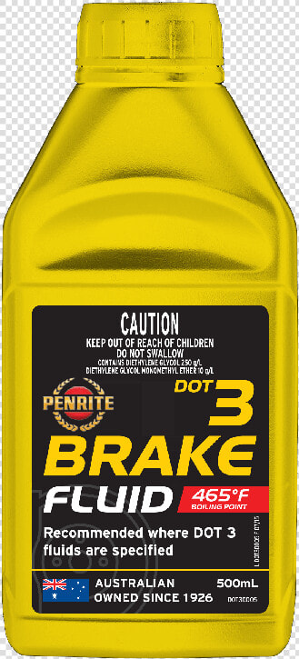 Penrite Dot 3 Brake Fluid 500ml   Penrite  HD Png DownloadTransparent PNG