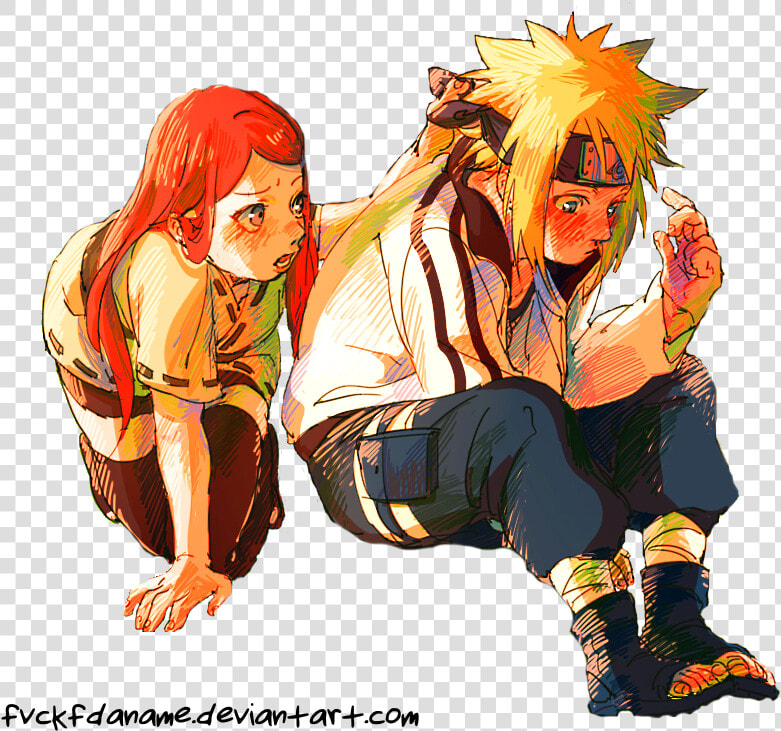 Minato And Kushina Fan Art  HD Png DownloadTransparent PNG