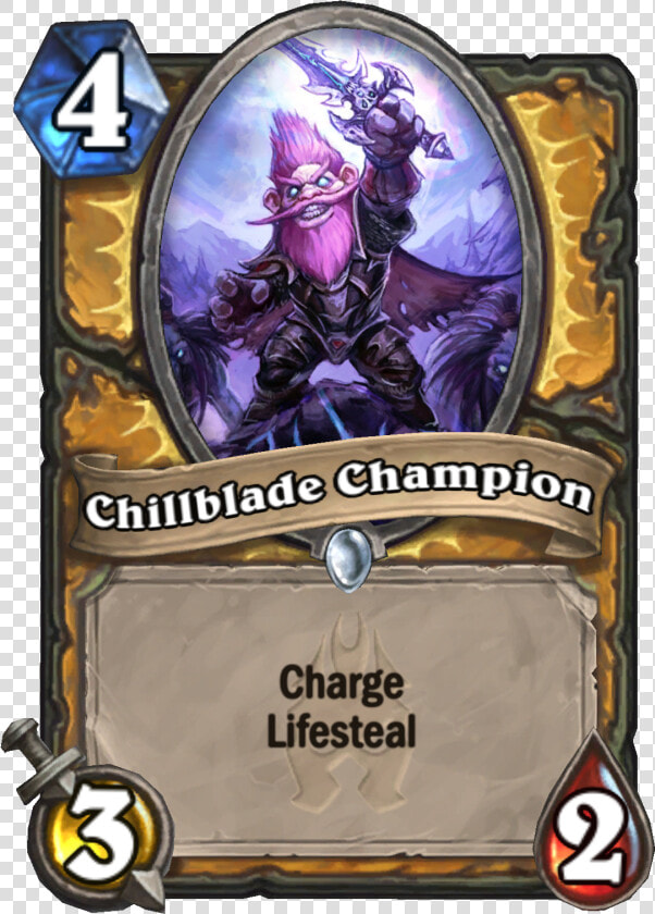 Engb Chillbladechampion   Knights Of The Frozen Throne Cards  HD Png DownloadTransparent PNG