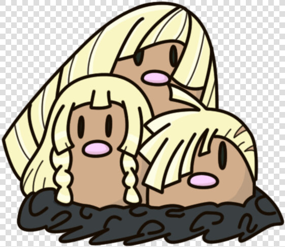 Pokémon Sun And Moon Pokémon Ultra Sun And Ultra Moon   Pokemon Alolan Dugtrio  HD Png DownloadTransparent PNG