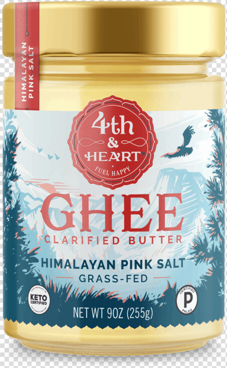 Ghee Himalayan Salt   4th And Heart Ghee Garlic  HD Png DownloadTransparent PNG