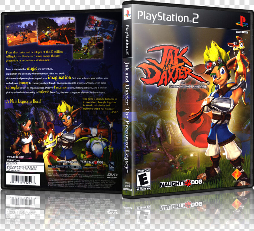 Jak And Daxter Precursor Legacy Ps2 Playstation 2 Game   Jak And Daxter The Precursor Legacy Cover  HD Png DownloadTransparent PNG