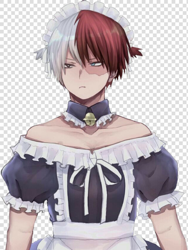  todorokishouto  todoroki  shouto  bnha  myheroacademia   Shoto Todoroki In A Maid Dress  HD Png DownloadTransparent PNG