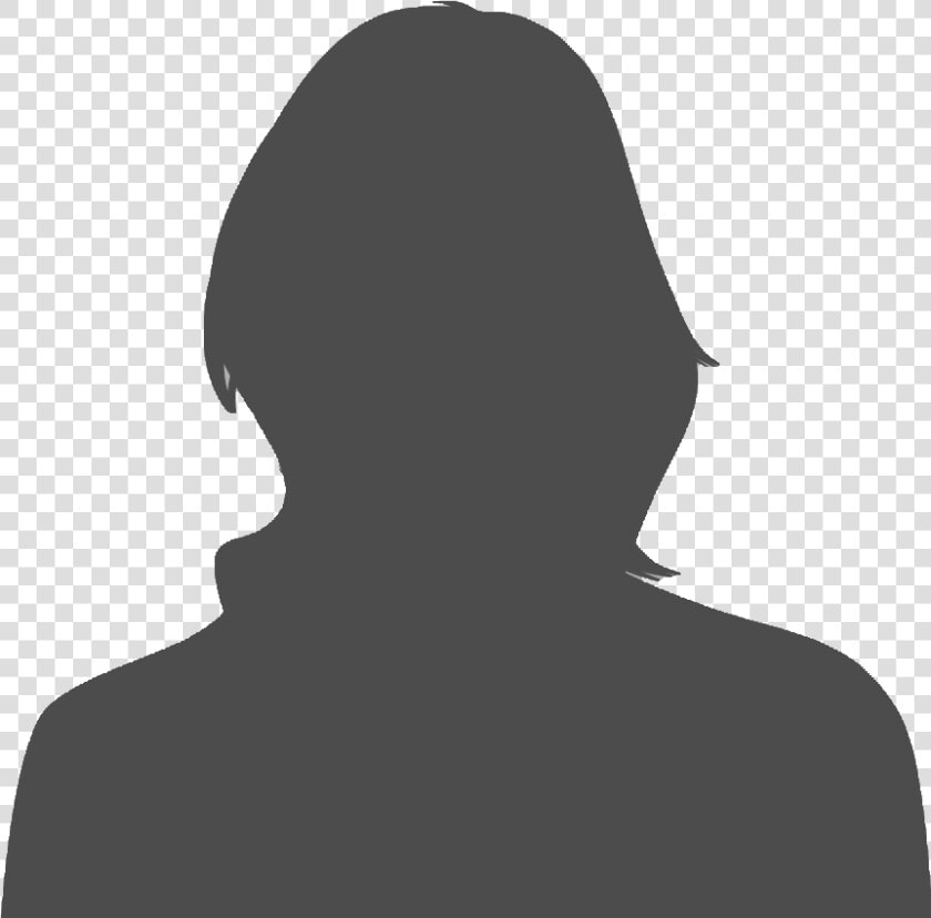 Silhouette Head Shot Clip Art   Woman Headshot Silhouette  HD Png DownloadTransparent PNG