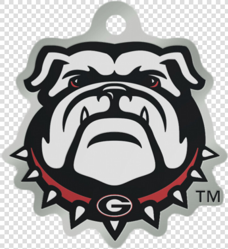 University Of Georgia Bulldogs Metallic Key Chain   Georgia Bulldog Sticker  HD Png DownloadTransparent PNG