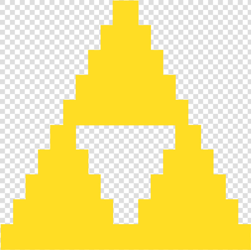 8 Bit Triforce Png Vector Free Library   Link To The Past Triforce  Transparent PngTransparent PNG