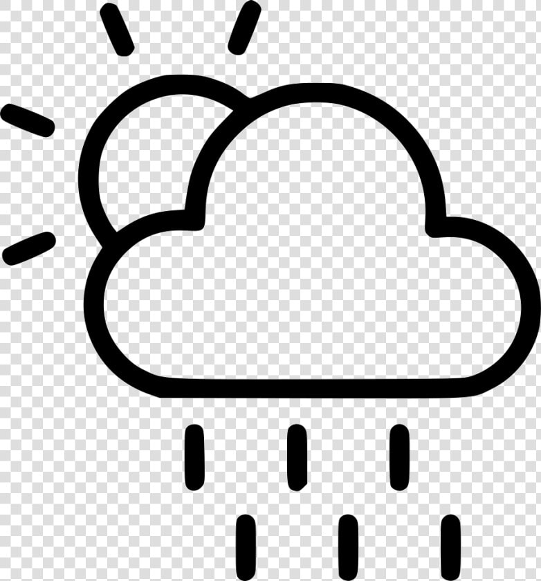 Weather Thunder Cloud Partlysun Cloudy Rain   Clip Art  HD Png DownloadTransparent PNG