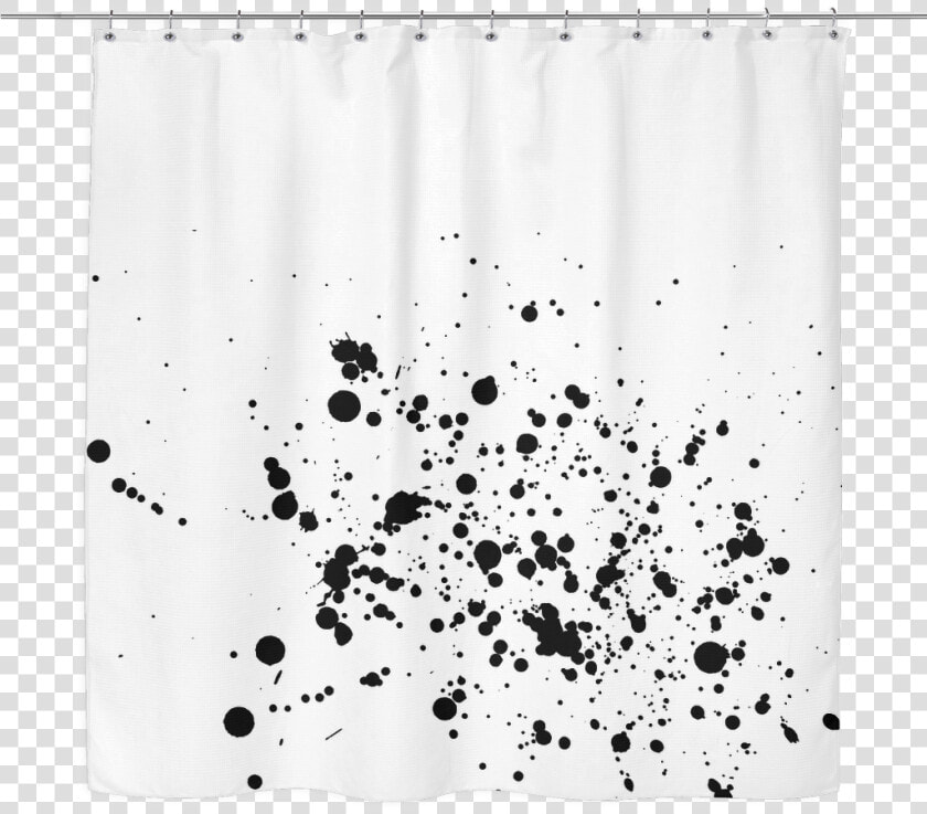 Black Paint Splatter Shower Curtain   Black Paint Splatter Png  Transparent PngTransparent PNG