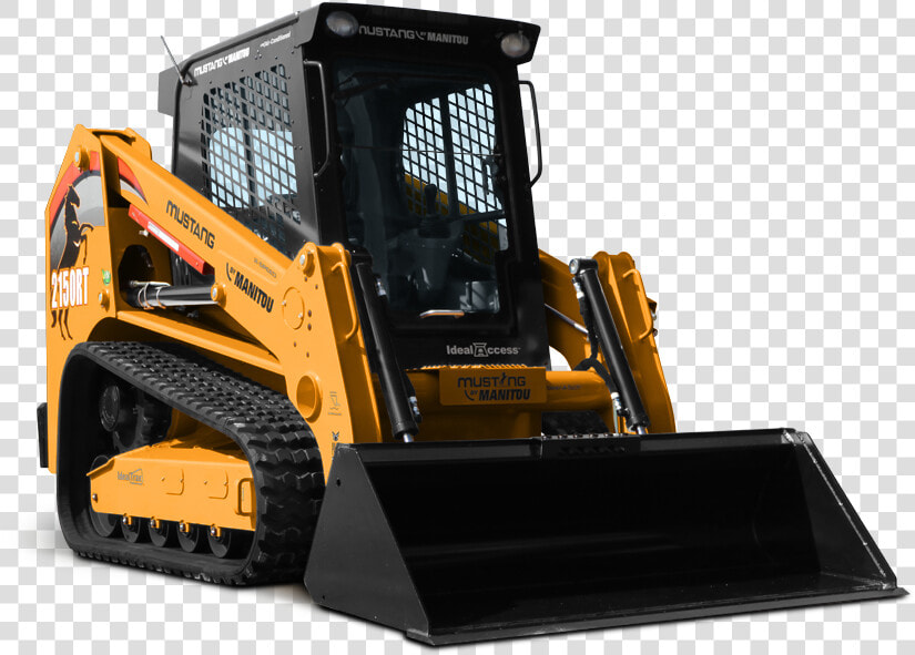 Track Loaders   Bulldozer   Mustang Machine  HD Png DownloadTransparent PNG