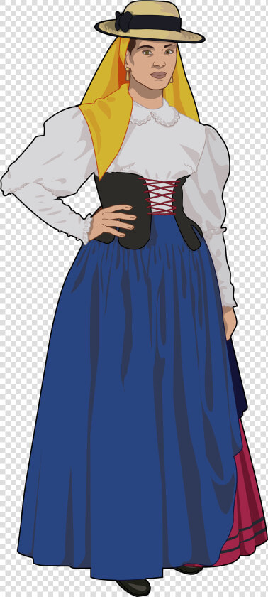 Traje Tipico De La Gomera Dibujos  HD Png DownloadTransparent PNG