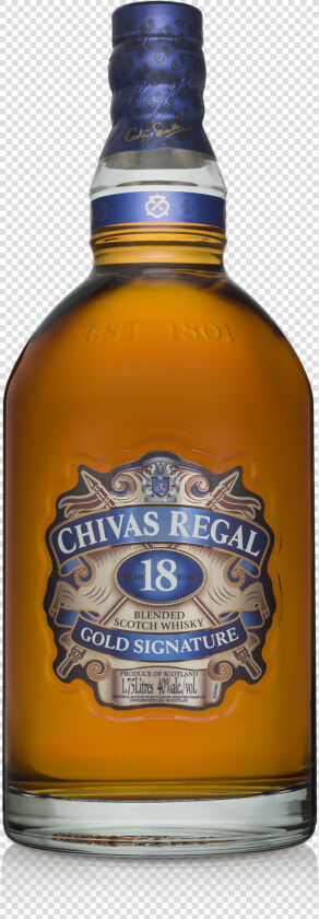 Chivas Regal Scotch Whisky Scotland 18 Yo Blended   Chivas Regal 18 1 75  HD Png DownloadTransparent PNG