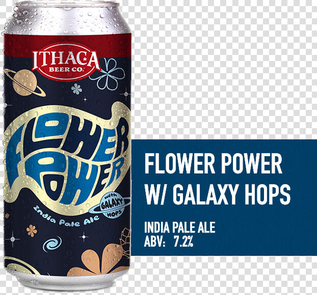 Ibc Beer Flavors Flowerpowergalaxy   Ithaca Beer Co Flower Power With Galaxy Hops 4 Pack  HD Png DownloadTransparent PNG